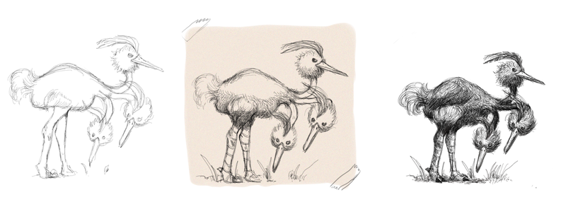 Illustration for article titled Drawing Dodrio! Pokemon One a Day!